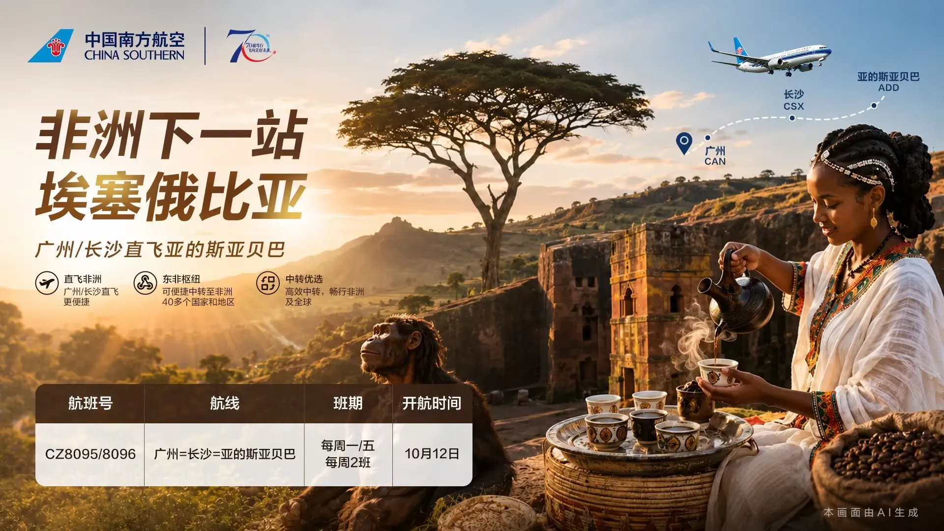 新航线开通